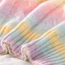 Load image into Gallery viewer, Chain knit rainbow jumper
