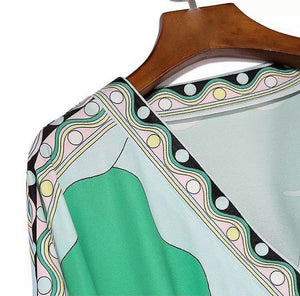 Mint Mix Maxi dress