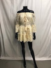 Load image into Gallery viewer, Good as gold bardot top and skirt *WAS £85*