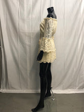 Load image into Gallery viewer, Good as gold bardot top and skirt *WAS £85*