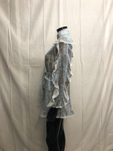 Load image into Gallery viewer, Blue and beige floral boho playsuit *WAS £75*