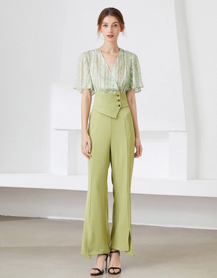 Green sleeves smart two piece set *WAS £145*