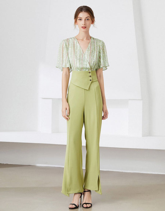 Green sleeves smart two piece set *WAS £145*