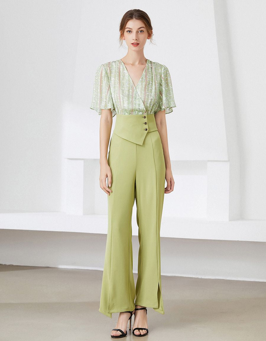 Green sleeves smart two piece set *WAS £145*