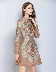 Rose Gold Skater Dress