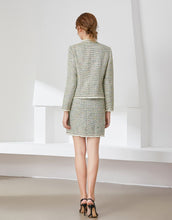 Load image into Gallery viewer, Light tailored tweed set  sample sale