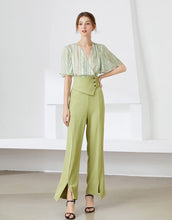 Load image into Gallery viewer, Green sleeves smart two piece set *WAS £145*