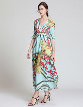 Load image into Gallery viewer, “Hear Me Roar!” Bohemian Maxi Dress