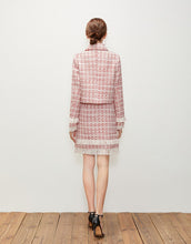 Load image into Gallery viewer, Red and white speckled tweed set *SAMPLE SALE*