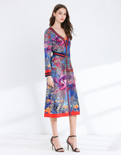 Load image into Gallery viewer, Birds in Paradise two- piece midi dress