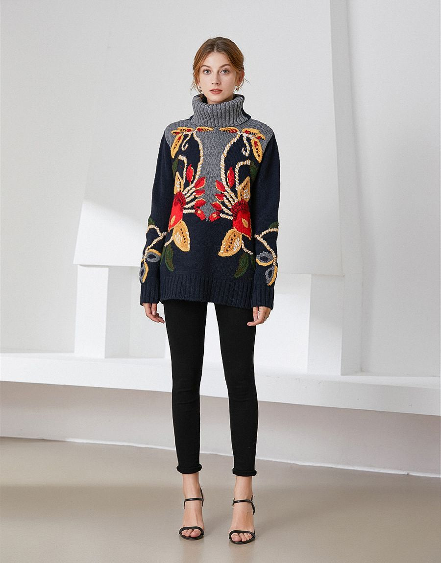 Festive Lily knitted Jumper