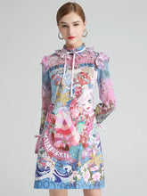 Load image into Gallery viewer, Under the sea mini dress * WAS £120*
