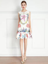 Load image into Gallery viewer, The Aquarium sleeveless mini dress *WAS £125*