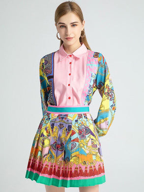 The Dreamy technicolour two- piece set
