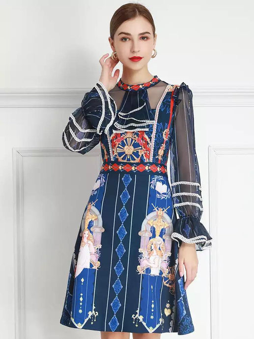 Midnight magic long sleeve dress *WAS £150*