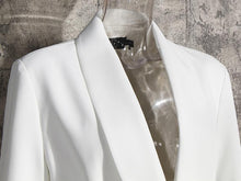 Load image into Gallery viewer, Luxe White blazer and trousers set