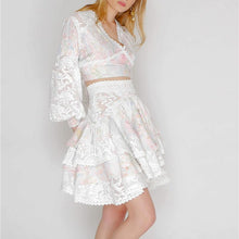 Load image into Gallery viewer, Lace &amp; Pastel Boho two piece set *WAS £145*