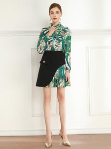 Gracious in green two piece set