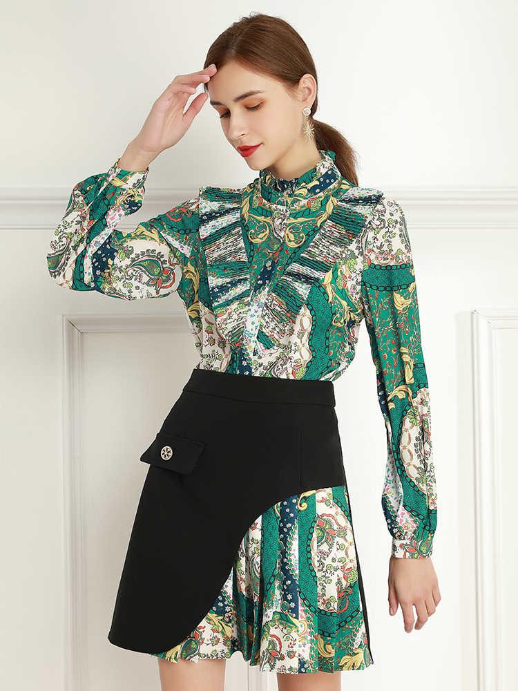 Gracious in green two piece set