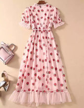 Load image into Gallery viewer, Strawberry Fields midi dress