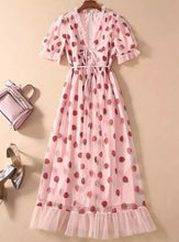 Load image into Gallery viewer, Strawberry Fields midi dress