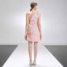 Load image into Gallery viewer, Stained glass window cap sleeve mini dress *WAS £150*