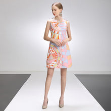 Load image into Gallery viewer, Stained glass window cap sleeve mini dress *WAS £150*