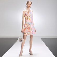 Load image into Gallery viewer, Stained glass window cap sleeve mini dress *WAS £150*