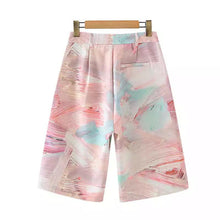 Load image into Gallery viewer, Abstract Pastel Painted Shorts