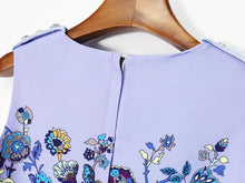 Load image into Gallery viewer, &quot;The violet tree flowering&quot; sleeveless dress