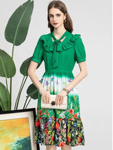 Load image into Gallery viewer, Wildflowers and butterflies midi dress