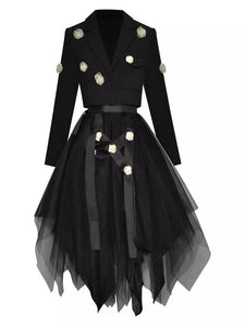 Comino Drama queen short coat and skirt