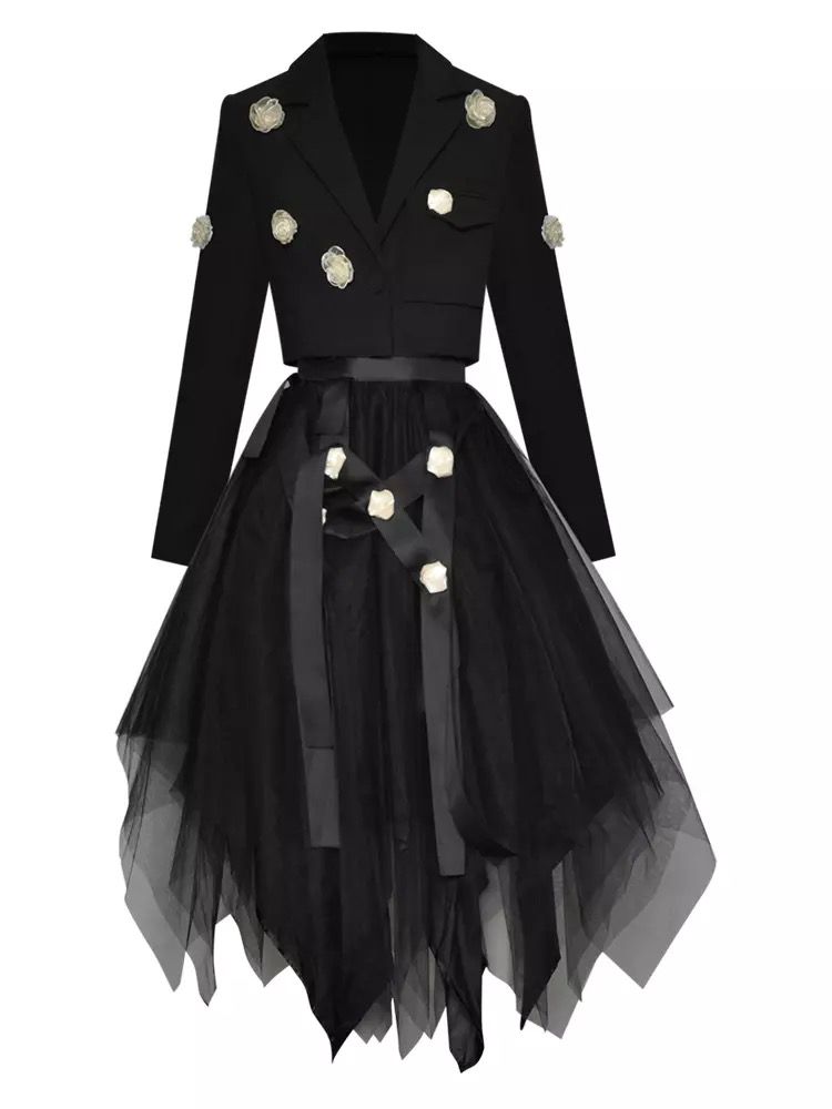 Drama queen short coat and skirt