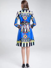 Load image into Gallery viewer, Flower Pop long sleeve dress
