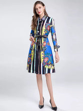 Load image into Gallery viewer, Flower Pop long sleeve dress