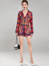 Load image into Gallery viewer, &quot;So fire&quot; checked two piece set
