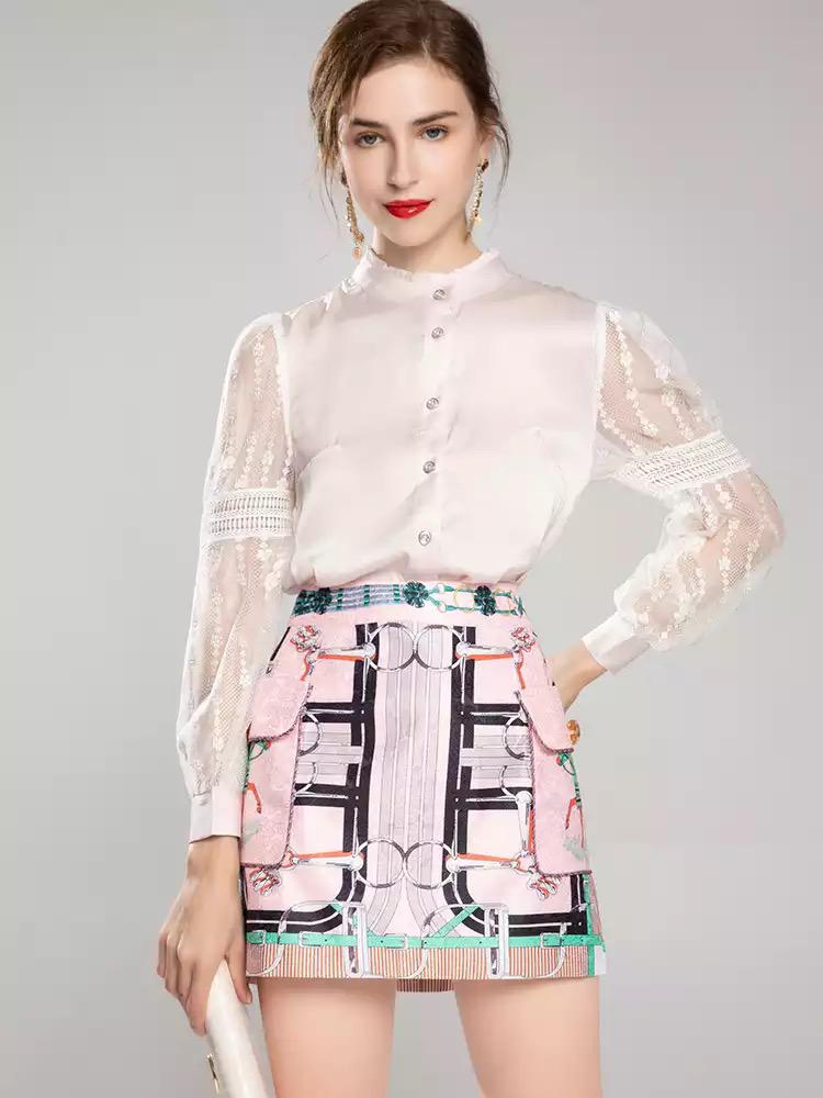 interlocking rings two piece set  *SAMPLE SALE*