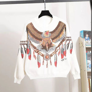 Dream catcher white knitted set