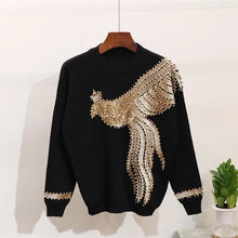 Load image into Gallery viewer, High Quality Gold Flying Phoenix knitted set