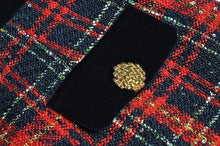 Load image into Gallery viewer, Tartan tweed two piece s