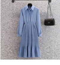 Load image into Gallery viewer, Pleated dress with vest overlay set