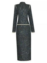 Load image into Gallery viewer, Twinkle tweed two piece set