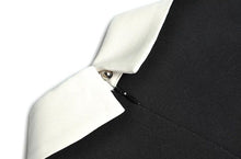 Load image into Gallery viewer, Black and white with bow details dress