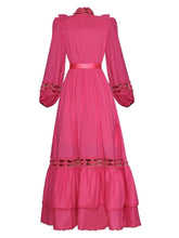 Load image into Gallery viewer, Intricate laser cut maxi dress *comes in 3 colours