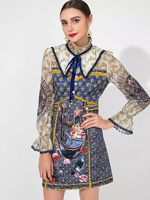 Romantic gondola ride dress