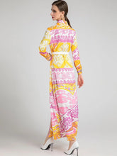 Load image into Gallery viewer, On the bright side maxi dress with belt