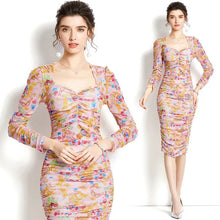 Load image into Gallery viewer, Ruched 3/4 sleeve midi dress *comes in 5 colours