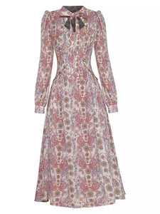 Paisley floral with beading maxi dress *comes in 2 colours