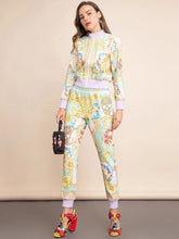 Load image into Gallery viewer, Pastel floral skull two piece set