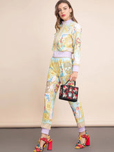 Load image into Gallery viewer, Pastel floral skull two piece set